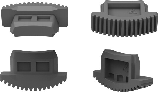 W.steps C1 GS 73 Anti-skli beskyttelse 4-pakning, Stiger & stillaser
