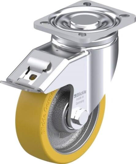 Blickle 622308 Lh-Gth 125K-1-Fi Styrehjul Med Brems Hjuldiameter 125 Mm Bæreevne (Maks.) 550 Kg, 1 Stk