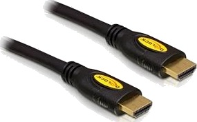 Delock 2 m Høyhastighets HDMI-kabel med Ethernet, Sort Delock 2 m Høyhastighets HDMI-kabel med Ethernet, Sort