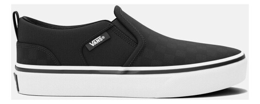 Vans Yt Asher (Checker) Black/Black 33 (Us 2.5) Sneakers