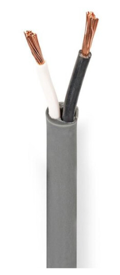 Nedis Speaker Cable | 2 x 2.50 mm² | Kobber | 100.0 m | Rund | PVC | Mørk Grå | Rull