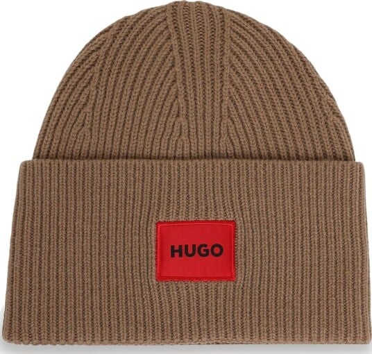 HUGO Saffa_Hat BROWN OVERFLOW One Size