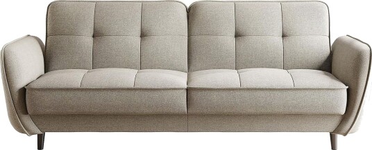 Katsuya Sovesofa 3 seters Beige/Hvit