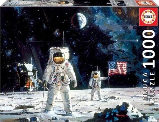 Educa Puzzle 1000 pieces The first man on moon