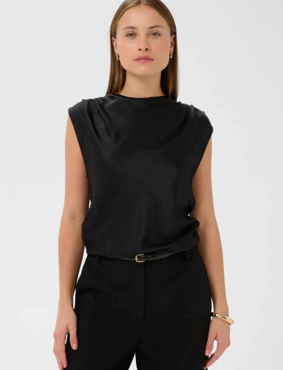 Soaked in Luxury Slmirabella Top Black XL Soaked in Luxury Slmirabella Top Black XL