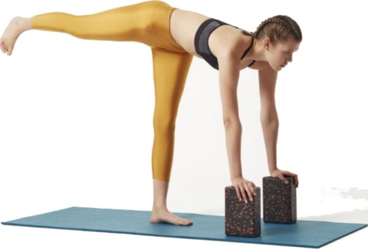 Yogablokk - Sortspettet Yogablokk - Sortspettet