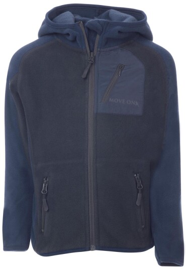 MoveOn  Florø Fleece Jacket Kids Navy   Navy 140/146 10 år
