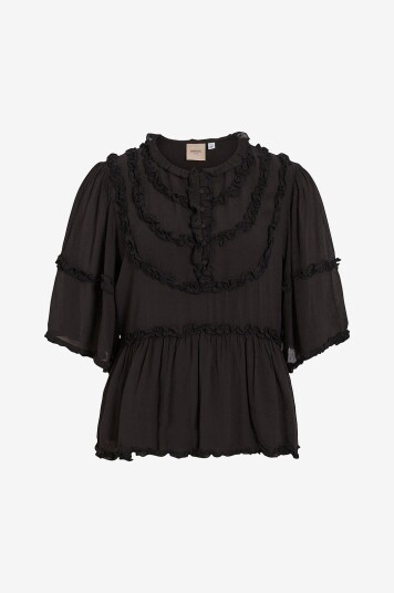 Rouge Vila Bluse viDana SS Top/rou Svart