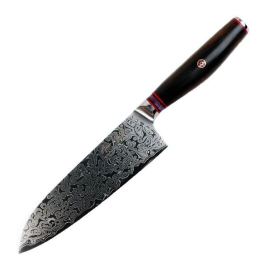 Assio & Engvall Skarp santokukniv 17,8 cm stål/tre Assio & Engvall Skarp santokukniv 17,8 cm stål/tre