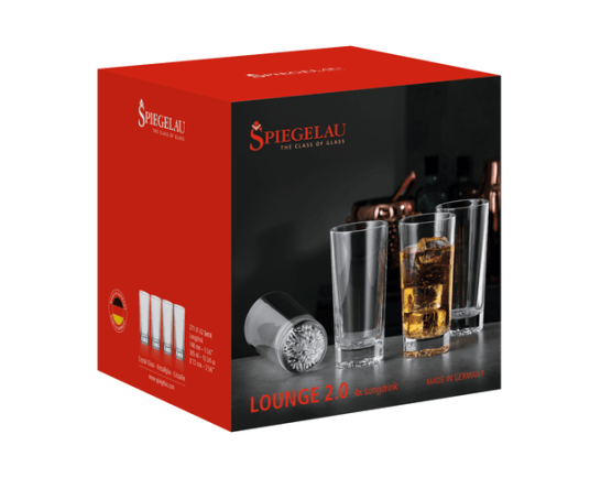 Spiegelau Lounge 2.0 longdrinkglass 30,5 cl 4-pakning Klar Spiegelau Lounge 2.0 longdrinkglass 30,5 cl 4-pakning Klar