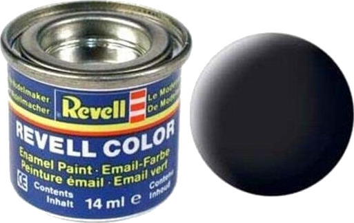 Revell enamel paint # 08-black Mat