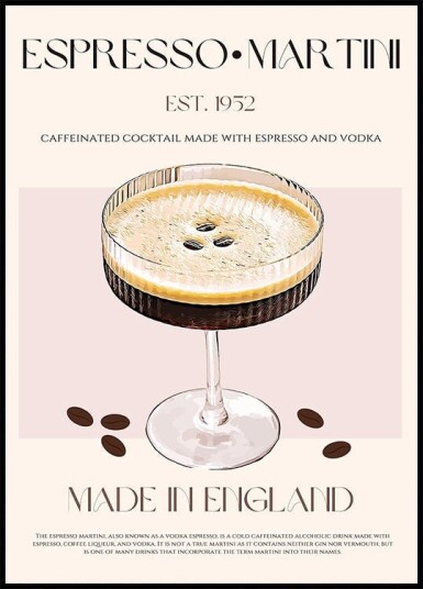 “Coffee Delight” Poster Plakat / 50x70cm