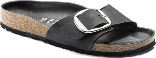 Birkenstock - Sandaler Madrid Big Buckle Leoi Hex - Svart