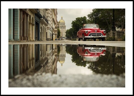 Streets of Havana, Cuba Poster Plakat / 21x30cm