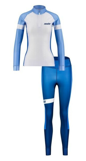 Swix Focus 2-Pcs Skisuit W Bluebell XS Swix Focus 2-Pcs Skisuit W Bluebell XS