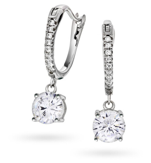 Pan Jewelry, Øredobber i 925 sølv med zirkonia