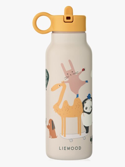 Liewood Falk Vannflaske 350 Ml Around The World/sandy