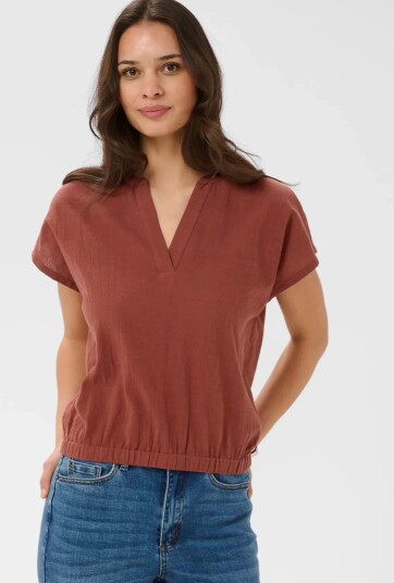 Kaffe Kapauline Blouse Brown 44