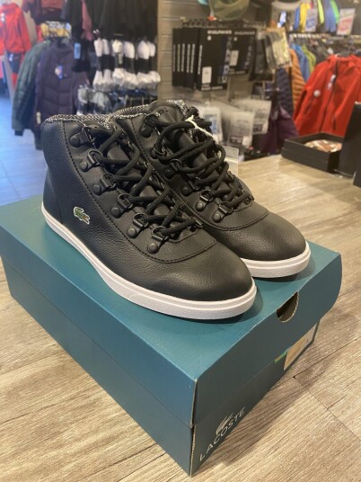 LACOSTE Lelex Ws Leather Sneakers Black black 38 LACOSTE Lelex Ws Leather Sneakers Black black 38