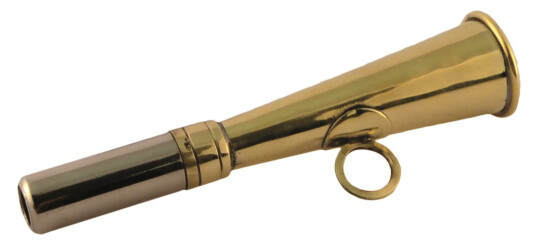 Grey Oak Hunting Horn 16 cm Brass OneSize, Brass Grey Oak Hunting Horn 16 cm Brass OneSize, Brass