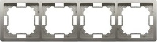 Kontakt Simon Simon Basic Satin Quadruple Frame Bmr4/29 