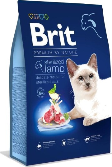 Brit Premium Sterilised Lam Tørrfôr 300 G Brit Premium Sterilised Lam Tørrfôr 300 G