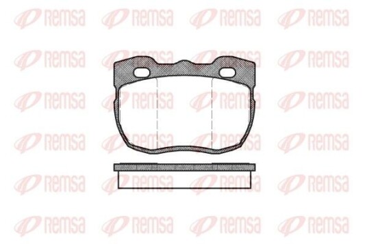 Bremseklosser REMSA 0267.00 Bremseklosser REMSA 0267.00