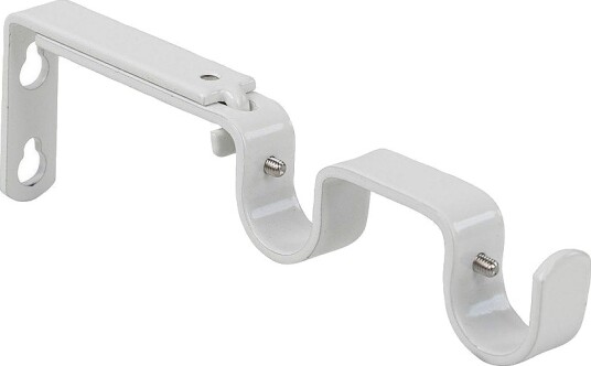 Hasta Gardinstangfeste dobbel 16/19 mm Hvit