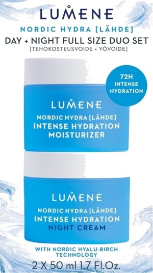 Lumene Nordic Hydra Day + Night Duo Set Lumene Nordic Hydra Day + Night Duo Set