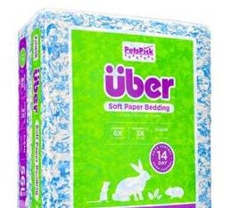 Über Soft Paper Bedding 36L Blue/White (45050) Über Soft Paper Bedding 36L Blue/White (45050)