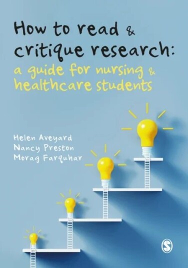 How To Read And Critique Research Av Helen Aveyard, Nancy Preston, Morag Farquhar