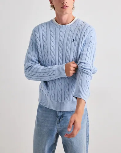 Polo Ralph Lauren Ls Driver Cn long Sleeve pullo Strikkegensere Blå