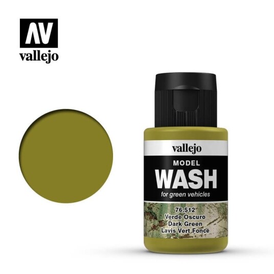 Vallejo Model Wash Dark Green 35ml
