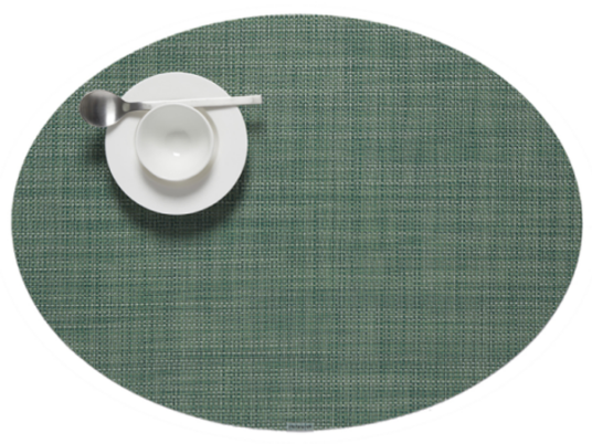 CHILEWICH Mini Basketweave Spisebrikke 36x49cm IVY Oval