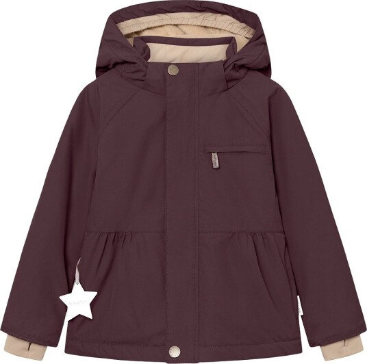 MINI A TURE Matbriddine Winter Jacket. Grs FUDGE AUBERGINE 140 MINI A TURE Matbriddine Winter Jacket. Grs FUDGE AUBERGINE 140