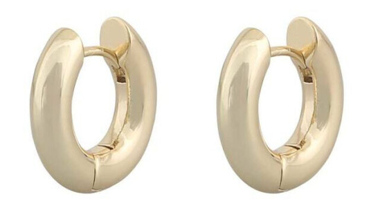 Snö Of Sweden Sevilla Ring Earring Plain Gold 17mm