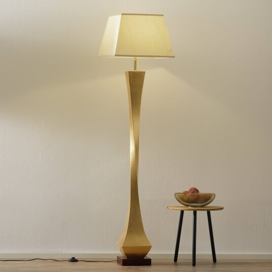 Schuller Valencia Gulvlampe Deco, Messing / gull, Stue / spisestue, Metall, Moderne Schuller Valencia Gulvlampe Deco, Messing / gull, Stue / spisestue, Metall, Moderne