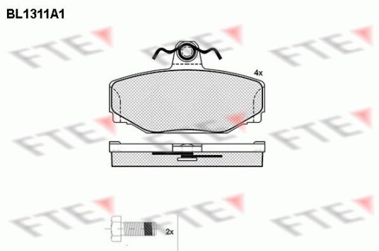 Bremseklosser FTE 9010100 Bremseklosser FTE 9010100