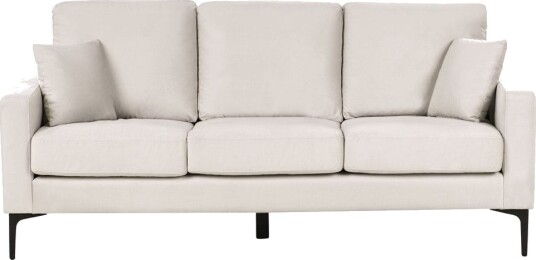 3 seters sofa Gavle Beige svart/Polyester
