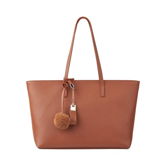 Natures Collection Audrey shopper Brunt Lær Natures Collection Audrey shopper Brunt Lær