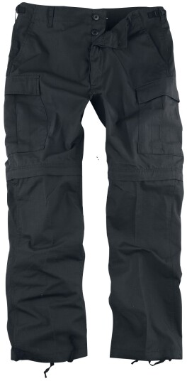 Brandit Cargo-bukser - Ripstop Slim Fit Combi Bukser - S til XXL - Herrer - svart