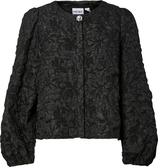 pieces Bluse pcGretchen LS Top Wvn D2d Svart