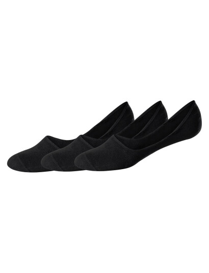 Schiesser 3Pack Damen In-Shoes - In Shoe - Black - 37-38