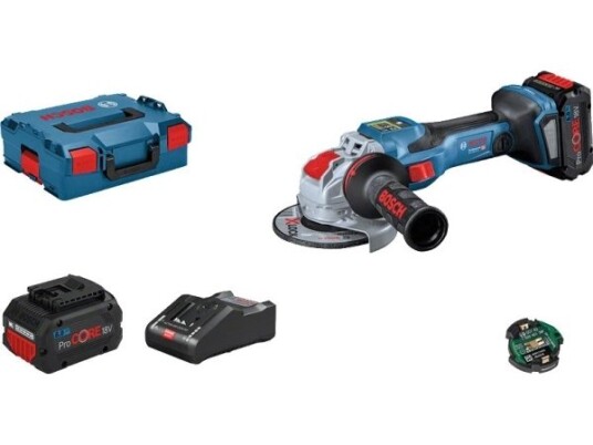 Bosch GWX 18V 15 SC Vinkelsliper X LOCK Sett m/ batterier