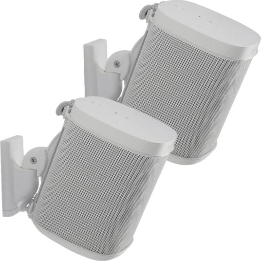 SANUS Wall Mount for Sonos One SL Play:1 Play:3 Pair White SANUS Wall Mount for Sonos One SL Play:1 Play:3 Pair White