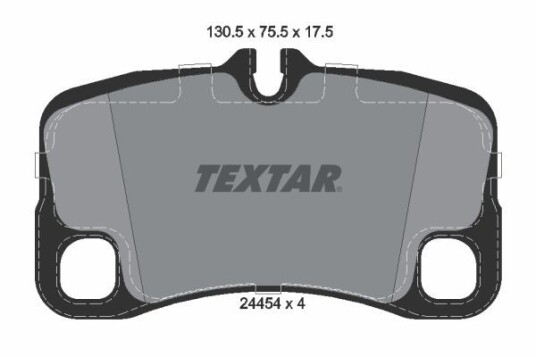 Bremseklosser TEXTAR 2445401