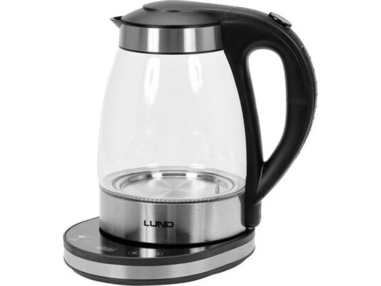 Lund Elektrisk Kettel Glass Led 1,8L Temperaturregulering Lund Elektrisk Kettel Glass Led 1,8L Temperaturregulering