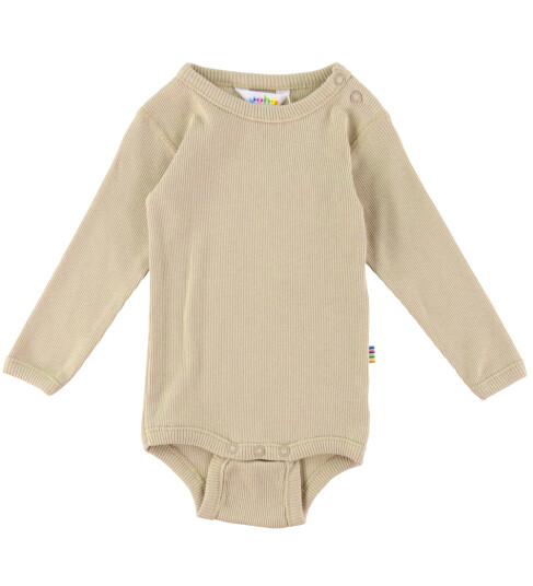 Joha Body L/æ Rib Beige Joha 100 Langermet Body