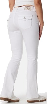 True Religion Becca Bootcut White 24