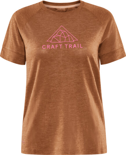 Craft Women's Adv Trail Wool Short Sleeve Tee XS Roots/Melange Craft Women's Adv Trail Wool Short Sleeve Tee XS Roots/Melange